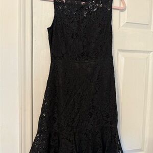 Elegant Black Lace Dress